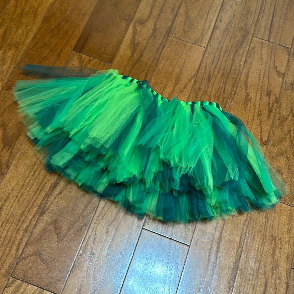 Race Junkie handmade green run tutu
